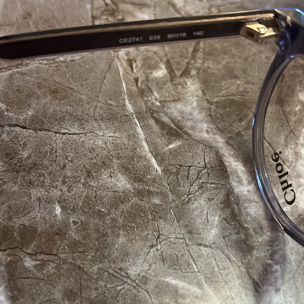 SALE!! DEAL!! New with Tags! Chloe Dark Gray CE2741 Eyeglasses w/Case - Picture 7 of 11